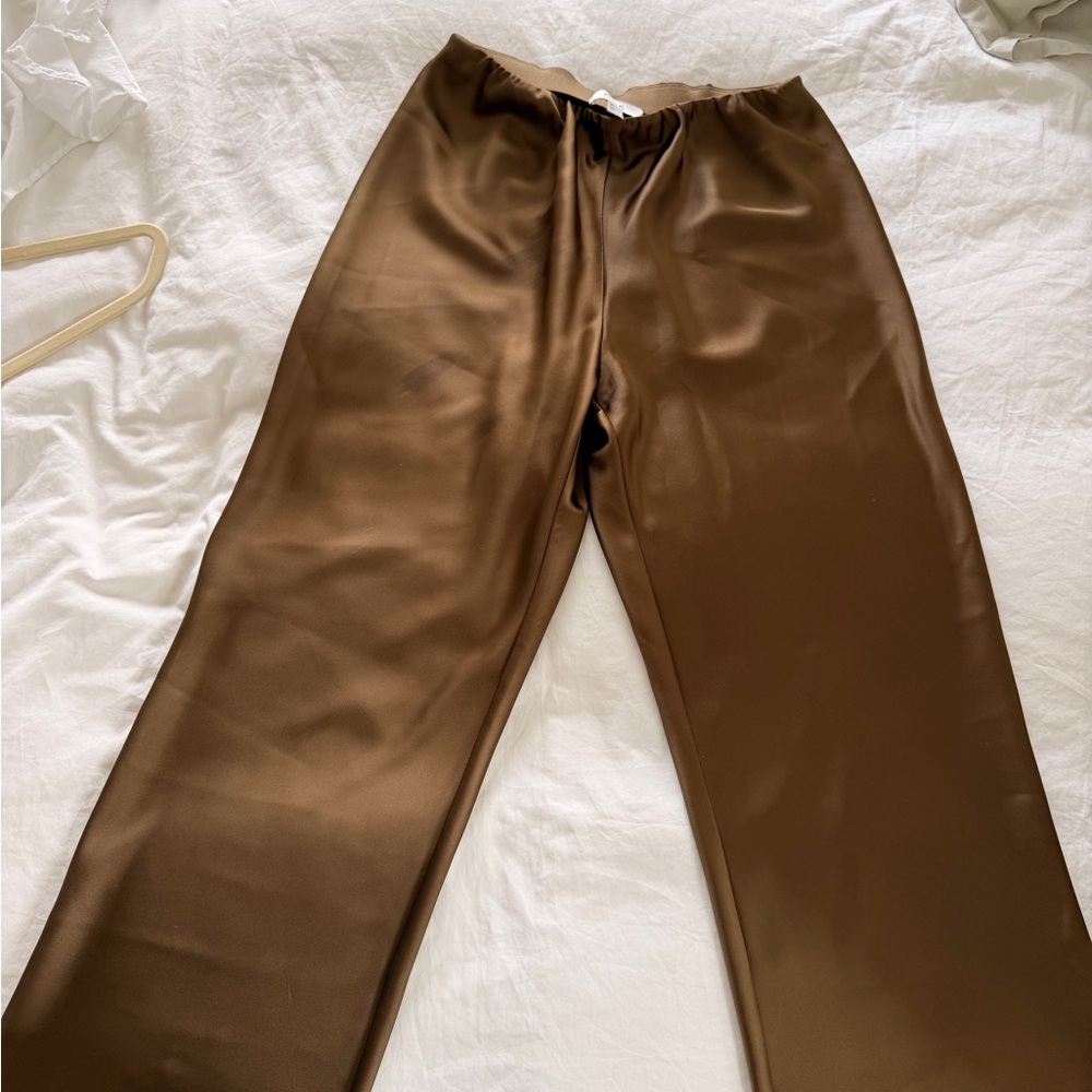 COS Brown Men's Wide-Leg Trousers